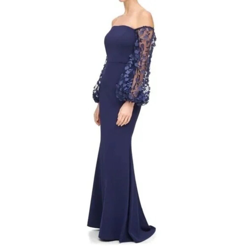FLASH SALE! 🪁 Beautiful Navy Eliza J Gown! - Picture 4 of 11